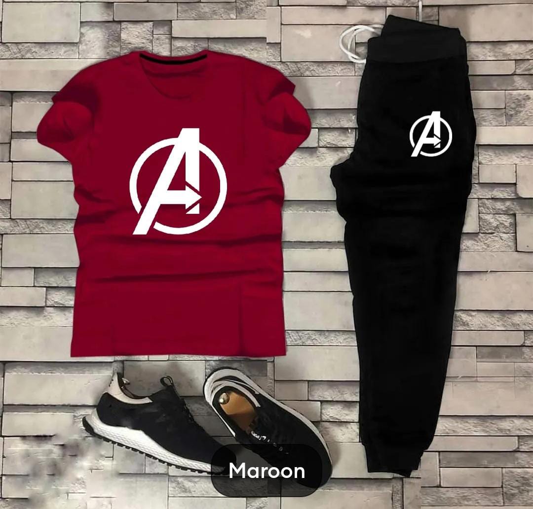 Pack of 2| Yellow Summer Printed Tracksuit For Men & Boys | Soft & Comfortable Fabric Trouser and shirt for men Printed Tracksuit